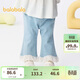 巴拉巴拉寶寶褲子女童牛仔褲2025夏季薄款甜美潮【商場(chǎng)同款】200225108001