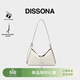DISSONA迪桑娜回聲系列軟皮腋下包真皮hobo包女包單肩斜挎包【禮物】 中號-白色（吊牌價(jià)：1998）