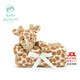 Jellycat害羞長(cháng)頸鹿毯子寶寶安撫毛絨毛毯新生系列娃娃送禮生日禮物 橘色 One Size