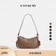 蔻馳（COACH）女士WAVERLY手袋單肩包搭扣潮流可拆卸肩帶手提包女包 B4/棕黃色 棕色