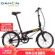 大行（DAHON）折疊自行車(chē)20英寸鋁合金輕便6速通勤單車(chē) KBA061黑色