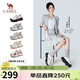 駱駝（CAMEL）【李柯以同款】棉花糖老爹鞋女厚底休閑鞋 L26S469061 米/黑 38