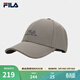 FILA 斐樂(lè )官方男帽棒球帽冬季新款時(shí)尚休閑帽子運動(dòng)帽遮陽(yáng)帽 月隕灰-GY XS