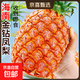 海南金鉆鳳梨新鮮大果臺農17號手撕菠蘿生鮮水果特產(chǎn)特大果包郵 品質(zhì)中果單果1.3斤起 9斤裝凈重8.5-9斤