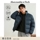 Abercrombie & Fitch美式時(shí)尚雙拉鏈LOGO加厚立領(lǐng)羽絨服外套25秋冬男裝132-5206 藍色 S (175/92A)