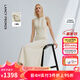 朗姿【海馬體合作款】朗姿25三醋酸Basic衣櫥輕禮服連衣裙夏新款長(cháng)裙 白色 M