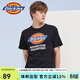 Dickies夏季情侶款短袖男經(jīng)典logo印花短袖TEE休閑男裝DK007088 黑色 2XL