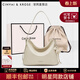 CinvaiKrose官方店小c&k笑臉包包女士2026新款通勤托特包單肩hobo包斜挎女包 米白色Off white【贈掛飾】