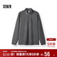 森馬（Semir）長(cháng)袖T恤男高領(lǐng)發(fā)熱打底輕薄搖粒絨25冬內搭上衣純色109725101105