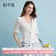 愛(ài)特愛(ài)（EITIE）氣質(zhì)干練修身薄款收腰小西裝短外套夏季新款職業(yè)裝B2403304 極光白10 XL 170