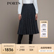 PORTS寶姿秋冬新品女裝中長(cháng)裙LM9S057NFF076 黑色混色 M (6)