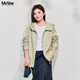慕姍詩(shī)怡（MsShe）【針織棉】大碼女裝2026春裝胖mm巨好看連帽雙拉鏈衛衣外套 青檸色26年3月21日到貨 3XL