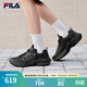 FILA斐樂(lè )官方男鞋運動(dòng)鞋復古老爹鞋2026春季新款百搭蘑菇鞋舒適休閑鞋 黑-BK 41