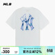 MLB短袖t恤女男運動(dòng)LOGO百搭休閑生日禮物3ATSB6353-50WHS-M