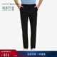 Tommy Hilfiger秋冬男裝都市經(jīng)典商務(wù)通勤彈力斜紋修身顯瘦西褲長(cháng)褲休閑褲 黑色001 -修身版-拍大一碼 31 (2.4尺)