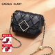 CAKNLS&KALRY奢侈品牌女包新款包包女款單肩包小包斜挎包情人節生日禮物送女友 530黑色 禮盒裝