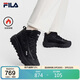 FILA 斐樂(lè )官方女鞋復古運動(dòng)鞋2025冬季中幫加絨休閑鞋