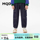 馬騎頓（MQD）男童加絨保暖牛仔褲23冬裝新款中大兒童褲子休閑長(cháng)褲潮