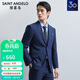 報喜鳥(niǎo)（SAINT ANGELO）商務(wù)男士西服(單上衣)平駁領(lǐng)西裝KEBB241032U藍色50B