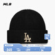 MLB官方 男女情侶休閑時(shí)尚潮流保暖純色毛線(xiàn)帽針織帽秋冬BNM07 洛杉磯道奇隊/金色 均碼