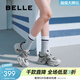 百麗（Belle）拼接老爹鞋女商場(chǎng)同款網(wǎng)面透氣厚底鞋D5D1DBM5預售 灰色 37 (235mm)