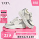 他她（TATA）休閑板鞋女運動(dòng)秋WH701CM4 米白/銀 36
