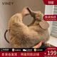 viney品牌斜挎包包女包新款毛絨包高檔生日禮物送女友老婆 【淺卡其色】實(shí)用單肩小包 時(shí)尚輕奢百搭休閑洋氣毛毛手提包
