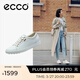 愛(ài)步（ECCO）板鞋女 時(shí)尚潮流百搭簡(jiǎn)約經(jīng)典平底鞋日常休閑板鞋女 柔酷430003 白色43000301007 39 （偏小，建議選大一碼）