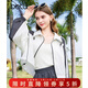 百圖betu女裝春夏新款防曬服輕薄時(shí)髦拼接防曬衣外套女2403T66 米白 S