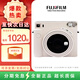 富士（FUJIFILM）拍立得SQUARE SQ1即拍即得一次成像相機生日禮物學(xué)生入門(mén)級立拍立得  SQ40 SQ1 SQ6送女友送老婆 SQ1白色 官方標配