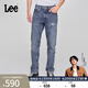 Lee商場(chǎng)同款24秋冬新品726標準中腰直腳101+中淺藍直筒男牛仔褲潮 中淺藍色 31