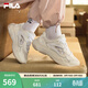 斐樂(lè )（FILA）官方女鞋FILA MARS 4復古運動(dòng)鞋火星鞋4代跑步鞋 白中白/白沙灰-NB 39