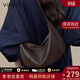 viney牛皮餃子包包女包輕奢斜挎包高級感生日禮物送女友老婆 【咖啡色】高檔實(shí)用牛角包 時(shí)尚品牌百搭休閑洋氣小眾腋下包