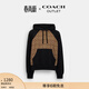蔻馳（COACH）奧萊男士男裝經(jīng)典標志連帽衛衣長(cháng)袖 卡其色 經(jīng)典標志 L
