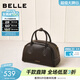 百麗云貝波士頓女包新款時(shí)尚保齡球包真皮斜挎手提包BL881AX6 礁石咖 F