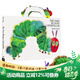 英文原版 The Very Hungry Caterpillar 紙板書(shū) 手提超大大開(kāi)本 附毛毛蟲(chóng)玩偶 廖彩杏吳敏蘭書(shū)單推薦 Eric Carle啟蒙洞洞書(shū) 綠山墻 Vhc Giant Broadw 