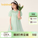 巴拉巴拉兒童連衣裙2024夏裝大童女童裙子國風(fēng)紗裙甜美泡泡袖208224111040