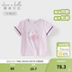戴維貝拉（DAVE＆BELLA）夏季新款女童t恤中大童短袖套頭衫洋氣兒童衣服小女孩打底衫 紫粉色【現貨】 160 cm（建議身高150-160cm）