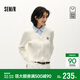 森馬（Semir）商場(chǎng)同款|森柔針織開(kāi)衫女冬季襯衫領(lǐng)假兩件2025毛衫101725107022