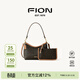 菲安妮（FION）新款包包女包托特包子母包大容量女士單肩斜挎包 生日禮物 啡/駝-中款