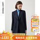 朗姿【Basic衣櫥】羊毛正裝氣質(zhì)西服女秋秋新款西裝外套設計感 暮色藏藍色4 L