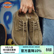Dickies男士工裝鞋男低幫百搭潮流透氣英倫風(fēng)男士休閑鞋男 駝色 39 