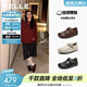 百麗（Belle）周雨彤同款伯爵吐司勃肯鞋女26春新款商場(chǎng)柔軟休閑鞋E9E1DAM6預售 啡色【周雨彤同款】 37 (235mm)