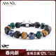 AWNL【生日禮物送男友】多寶珠手鏈男高級感輕奢小眾手串時(shí)尚飾品 【品牌禮盒】多寶珠手鏈 M碼 建議手圍15.5-17cm