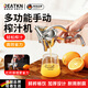 DEATKN德國手動(dòng)榨汁器石榴榨汁機檸檬橙子甘蔗壓汁器小型便攜式擠壓 304不銹鋼加厚升級款+30榨汁袋 一個(gè)裝