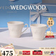 Wedgwood歡愉假日象牙白馬克對杯陶瓷馬克杯高顏值水杯咖啡杯