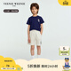 Teenie Weenie  Kids【涼感】小熊童裝25年男女童寶短袖T恤衫打底衫 藏青色 130 cm