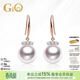 GiO珠寶 Akoya天然海水珍珠耳飾18K金耳墜輕奢高級感 18K金 珍珠8.5-9mm