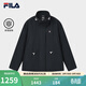 FILA 斐樂(lè )官方女士棉服2026春新款時(shí)尚休閑寬松收腰保暖立領(lǐng)外套 傳奇藍-NV L 170/88A/L