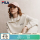 FILA斐樂(lè )半開(kāi)襟男女同款衛衣秋季情侶寬松休閑翻領(lǐng)上衣